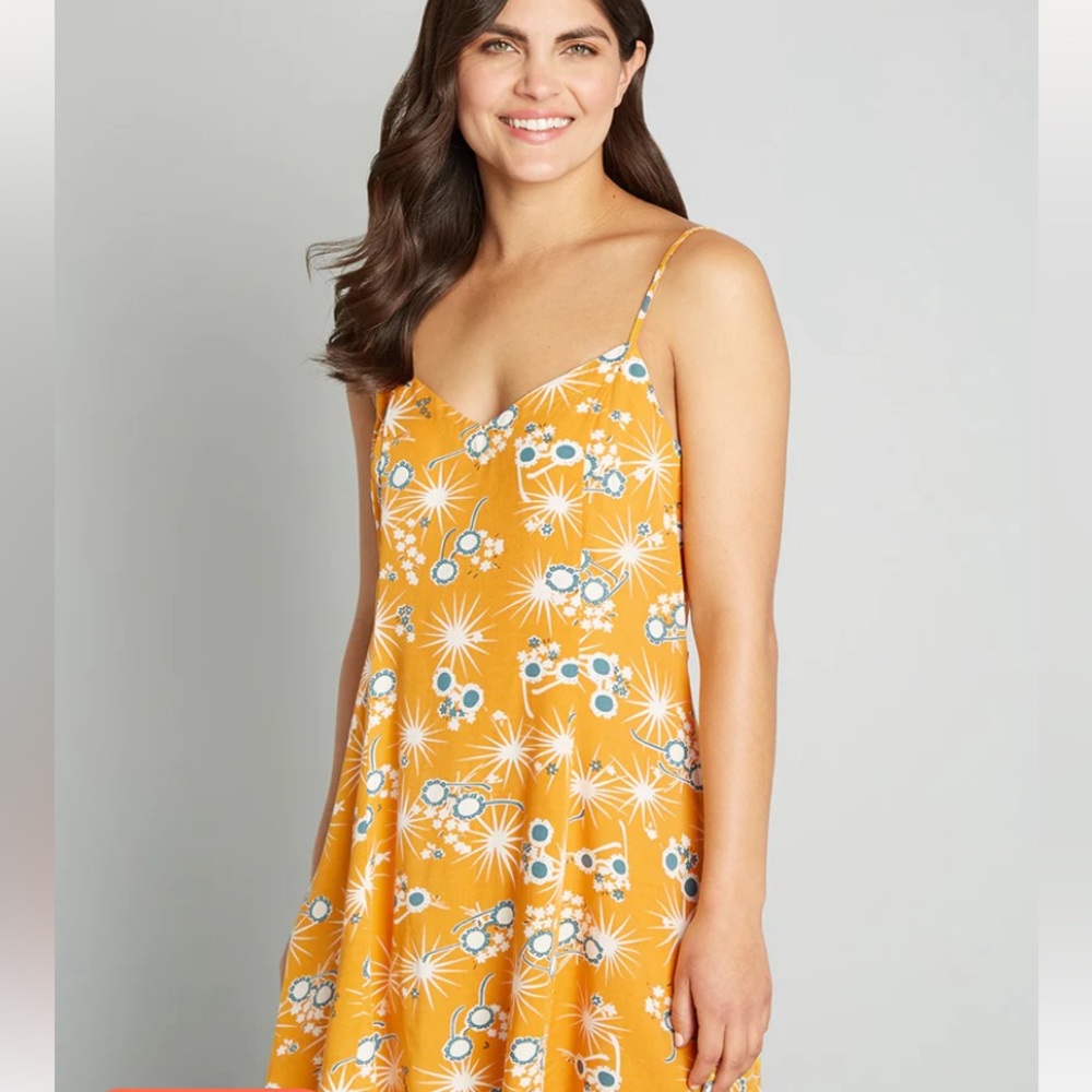 ModCloth On Cloud Nineties Shift Dress | Size Large - Picture 3 of 5